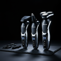 Aveliq Glow 3-in-1 Men's Grooming Kit on dark charcoal surface